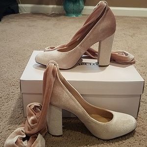 JustFab Blush Pumps